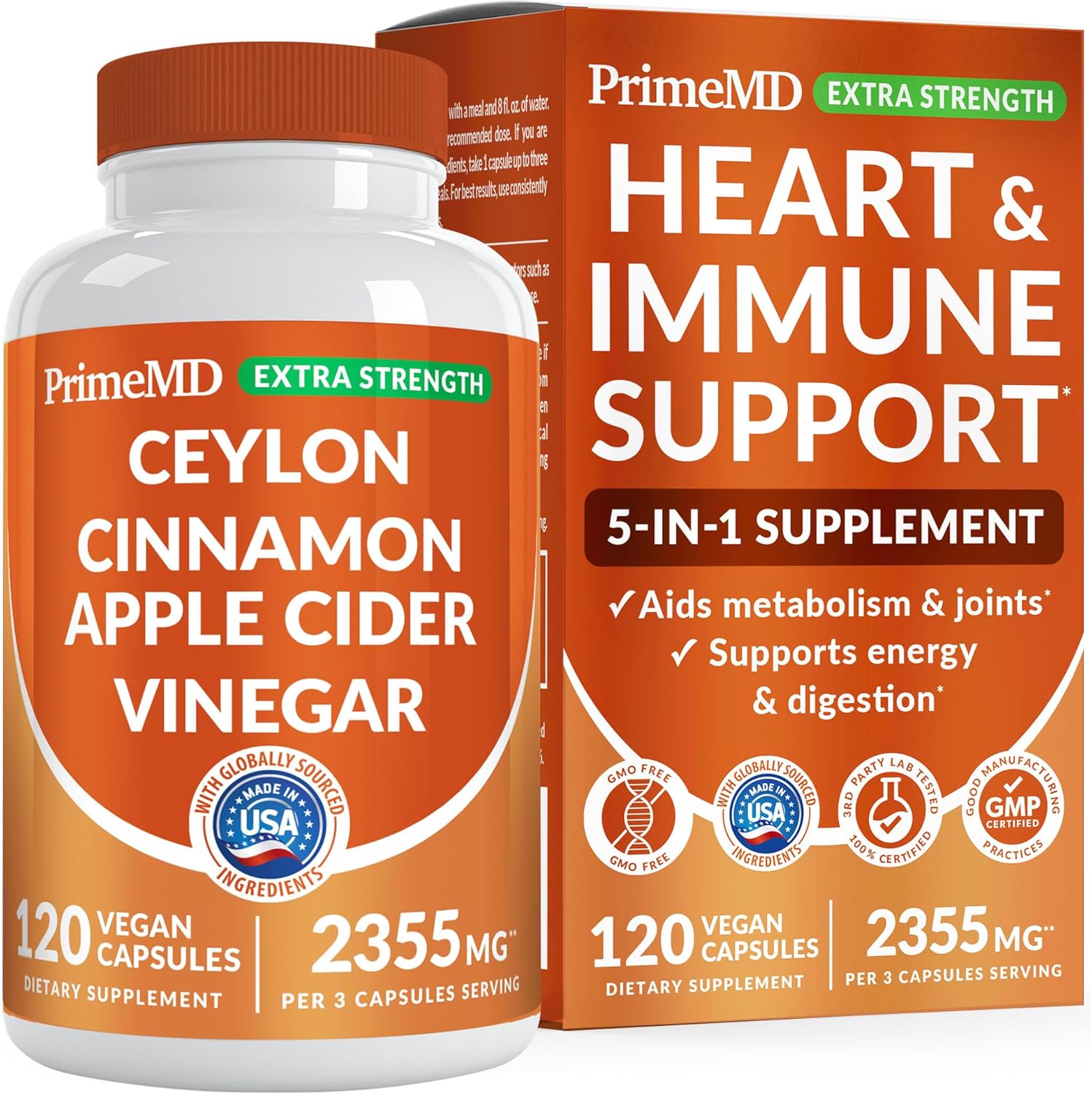 5-in-1 Ceylon Cinnamon Powder Extra Strength - PrimeMD