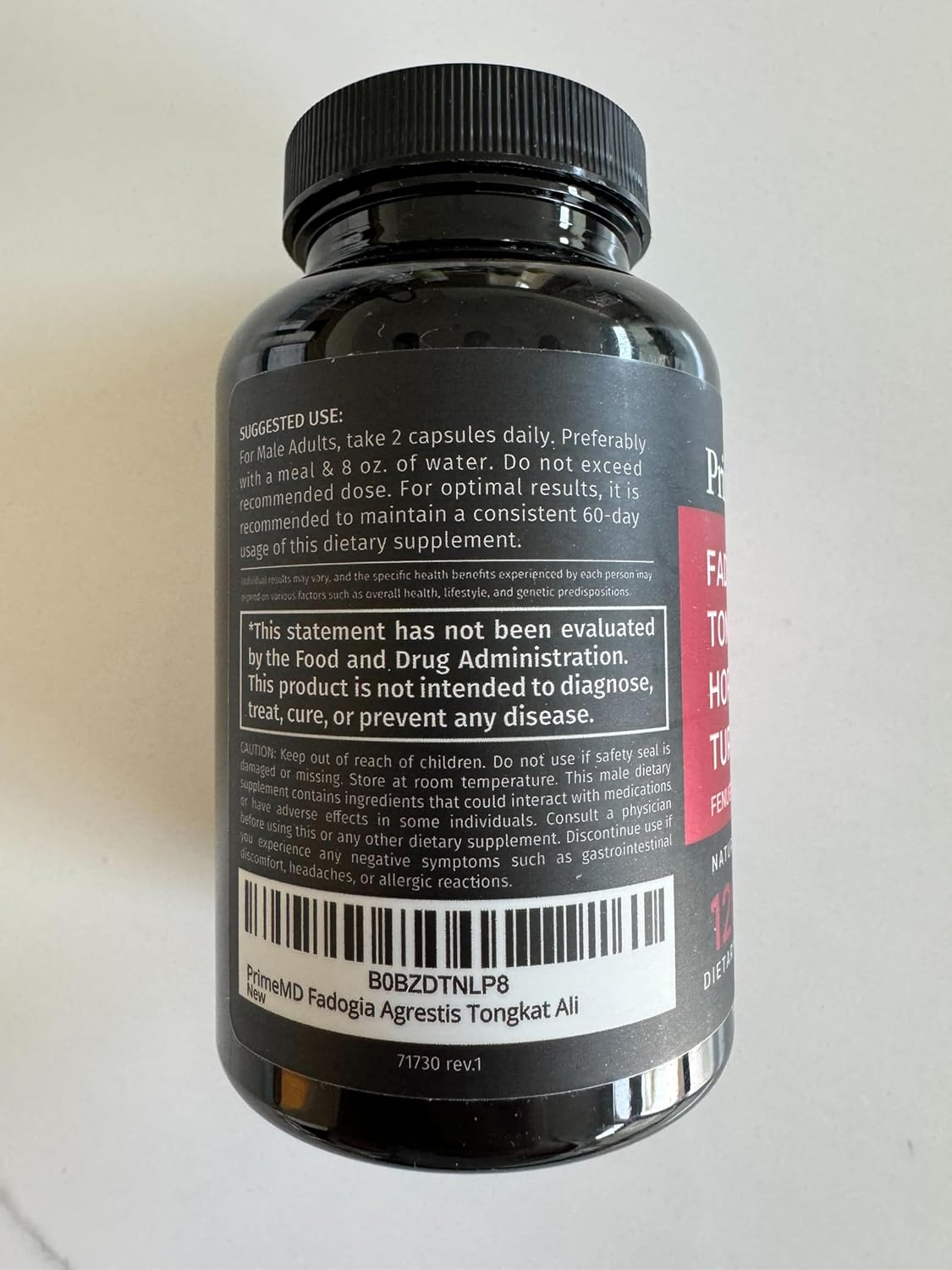 Liquid Collagen Biotin (2pk), Fadogia Tongkat Ali (1pk), and Nitric Oxide (1pk) Supplement Bundle - Potent Vitamins for Hair, Skin, Nails, Heart, Energy, & Testosterone Support - Non-GMO, Vegan - PrimeMD