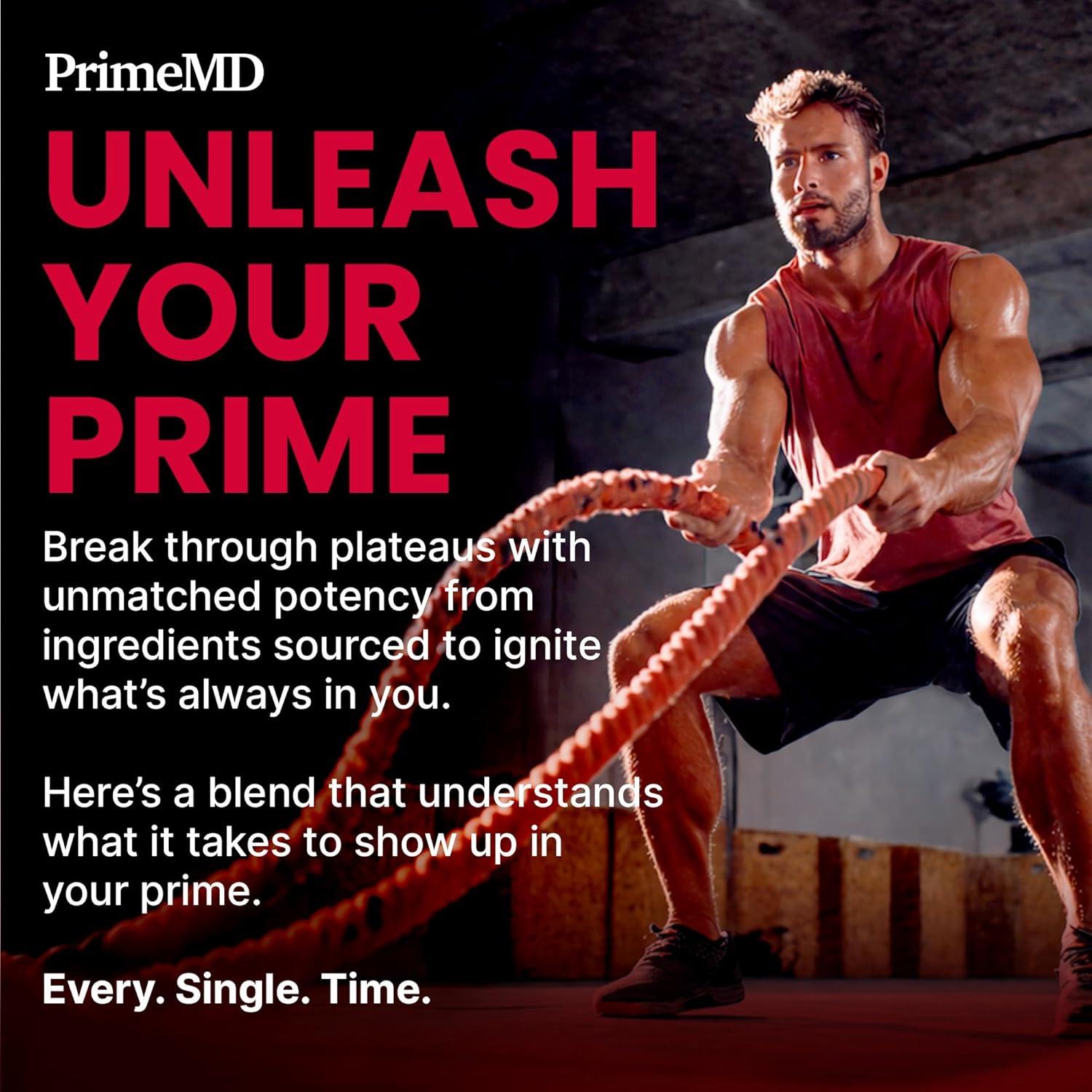PrimeMD 12-in-1 Fadogia Agrestis and Tongkat Ali - Testosterone Supplement for Men with Turkesterone - HornyGoatWeed for Men for Overall Well-Being - PrimeMD