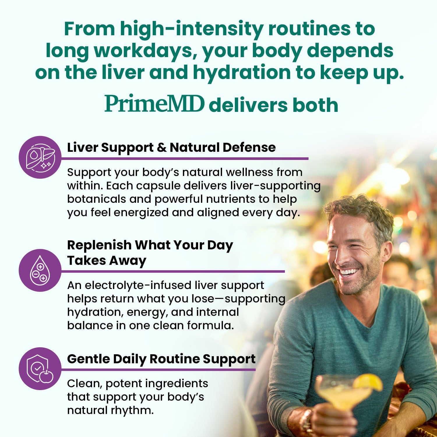 22-in-1 Liver Support Capsules – Supplement with Milk Thistle, NAC, Electrolytes & BioPerine Supplement – Smart Dose for Your Natural Filtration & Daily Hydration – 90 Vegan Capsules - PrimeMD