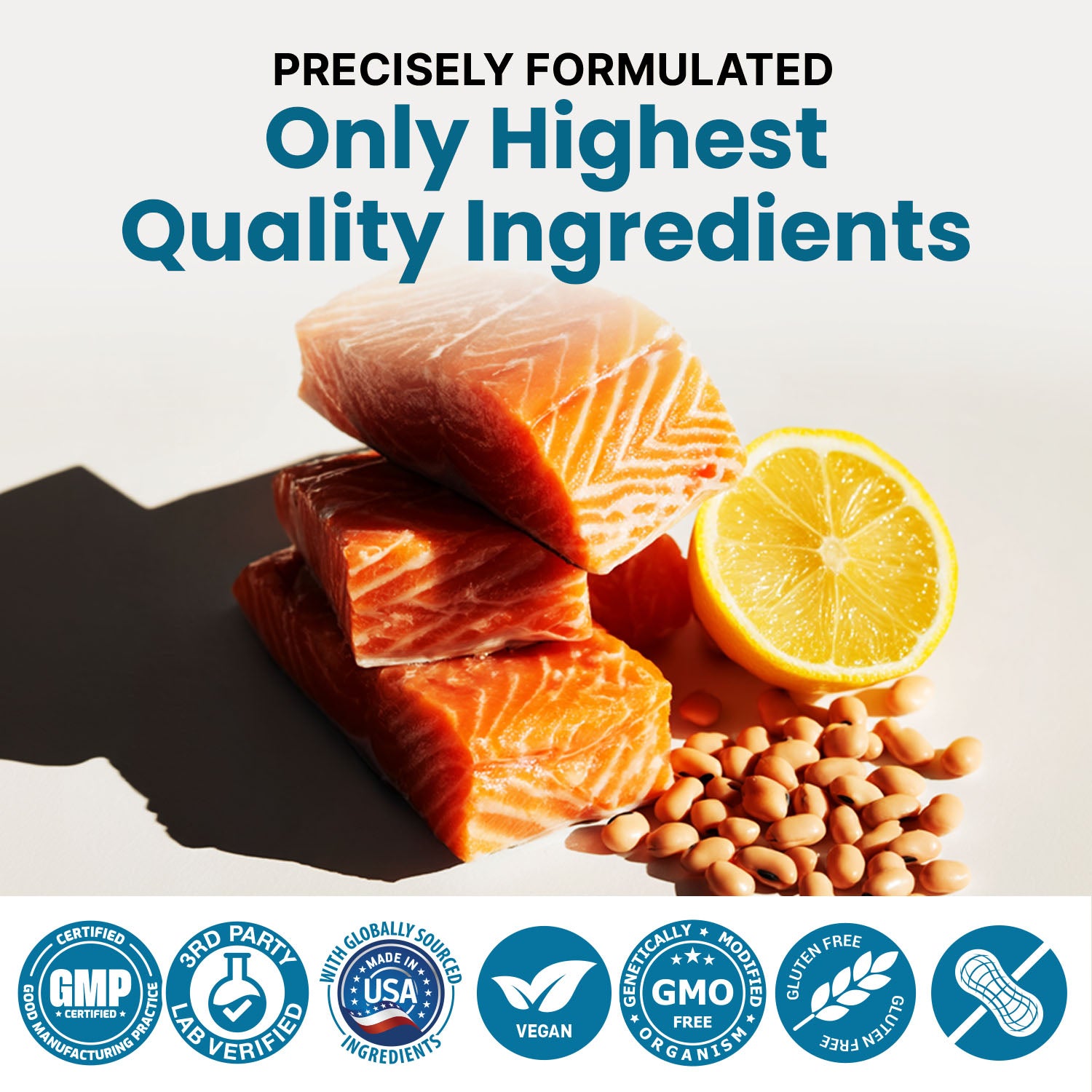 5-in-1 Fish Oil Omega 3 Fatty Supplements (2100mg) - Omega 3 Fish Oil with Vitamins D3 K2 and CoQ10 - PrimeMD