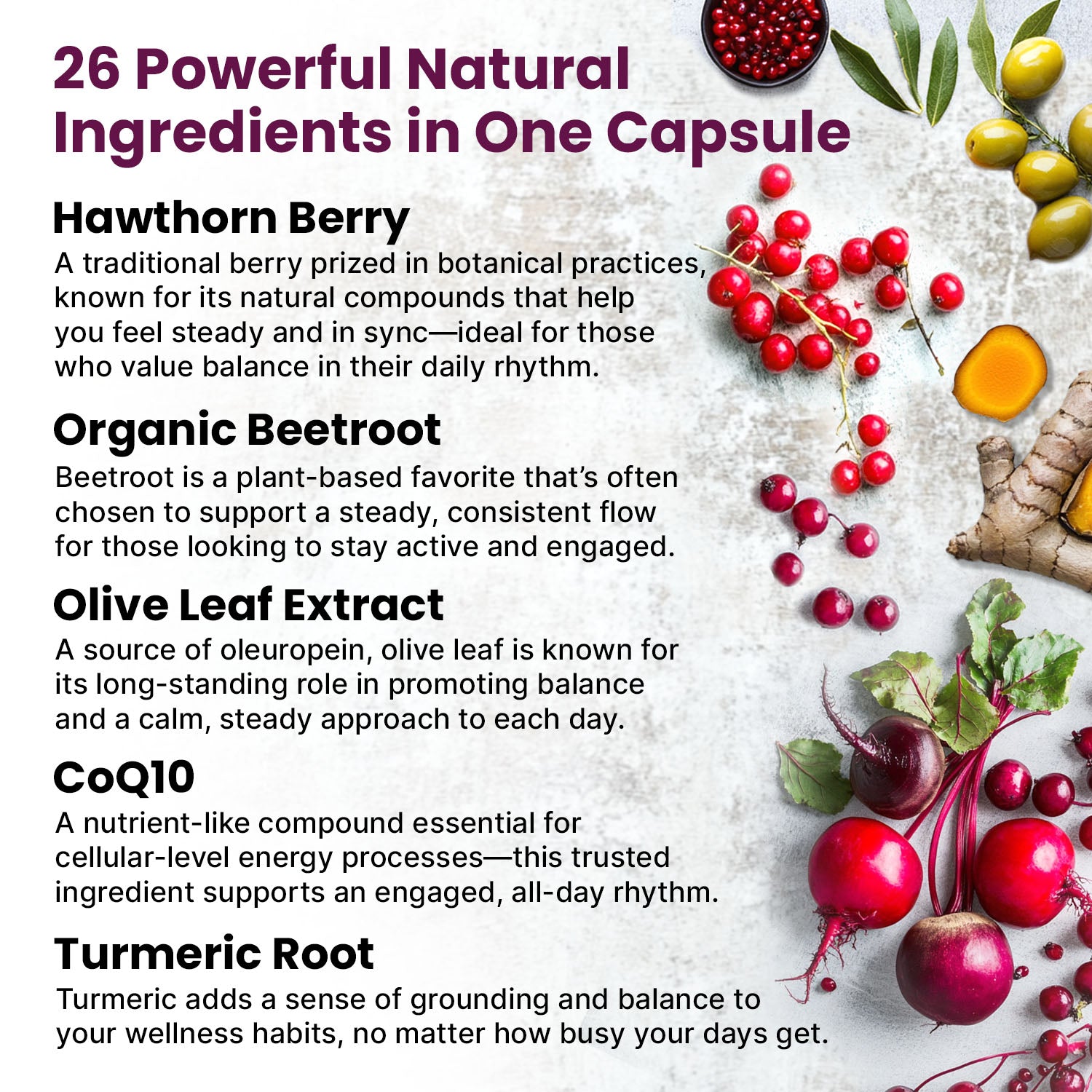 26-in-1 Nitric Oxide Supplement - Heart & Circulation Support with CoQ10, Turmeric, Organic Beet Root, Hawthorn Berry & Garlic - 2103mg per Serving (120ct) - PrimeMD