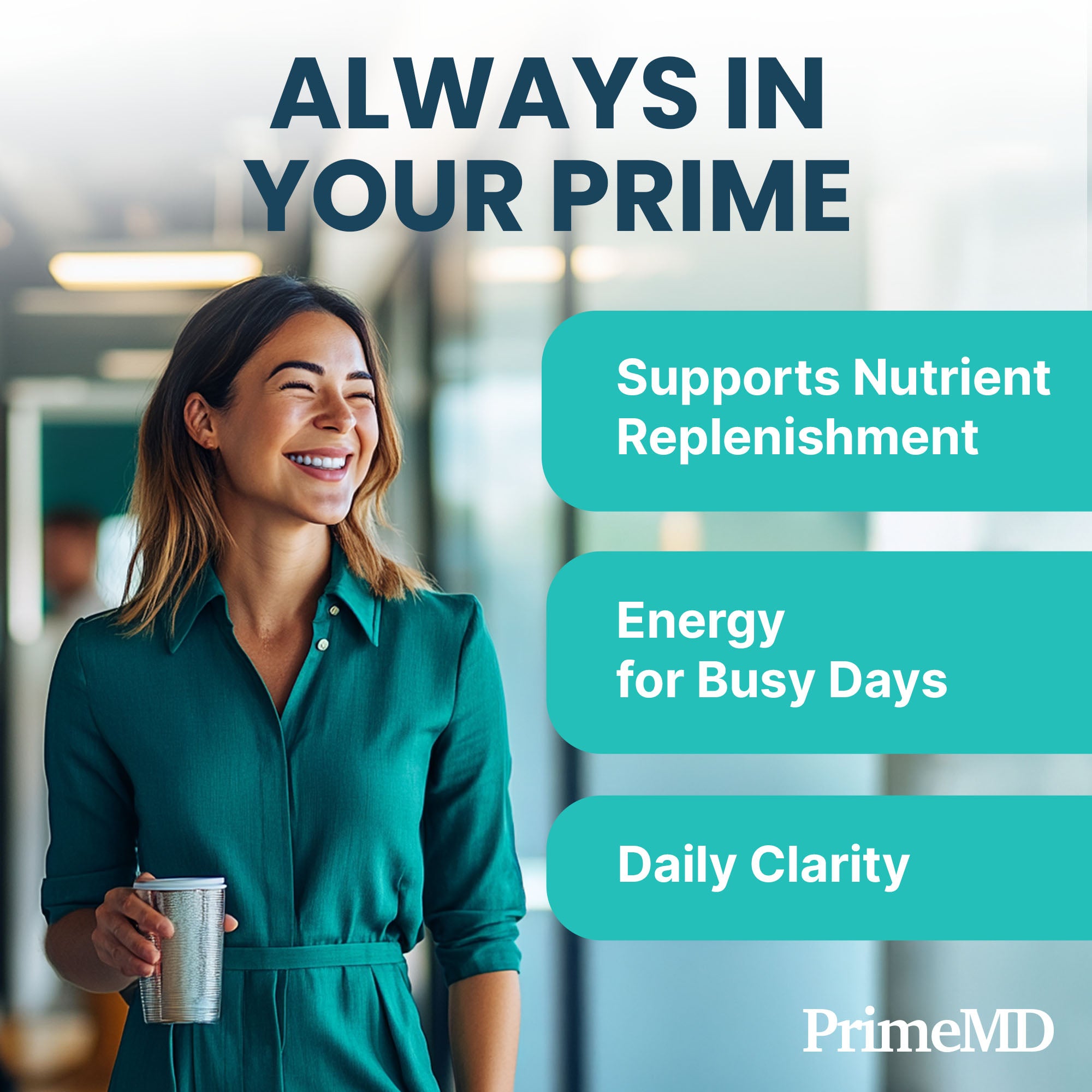 4-in-1 Calcium Supplements for Women and Men - Calcium with Vitamin D3 K2 5000 IU Supplement, 601mg per Serving for Heart, Bones & Body Defenses - Gluten-Free, Vegan-Friendly - PrimeMD