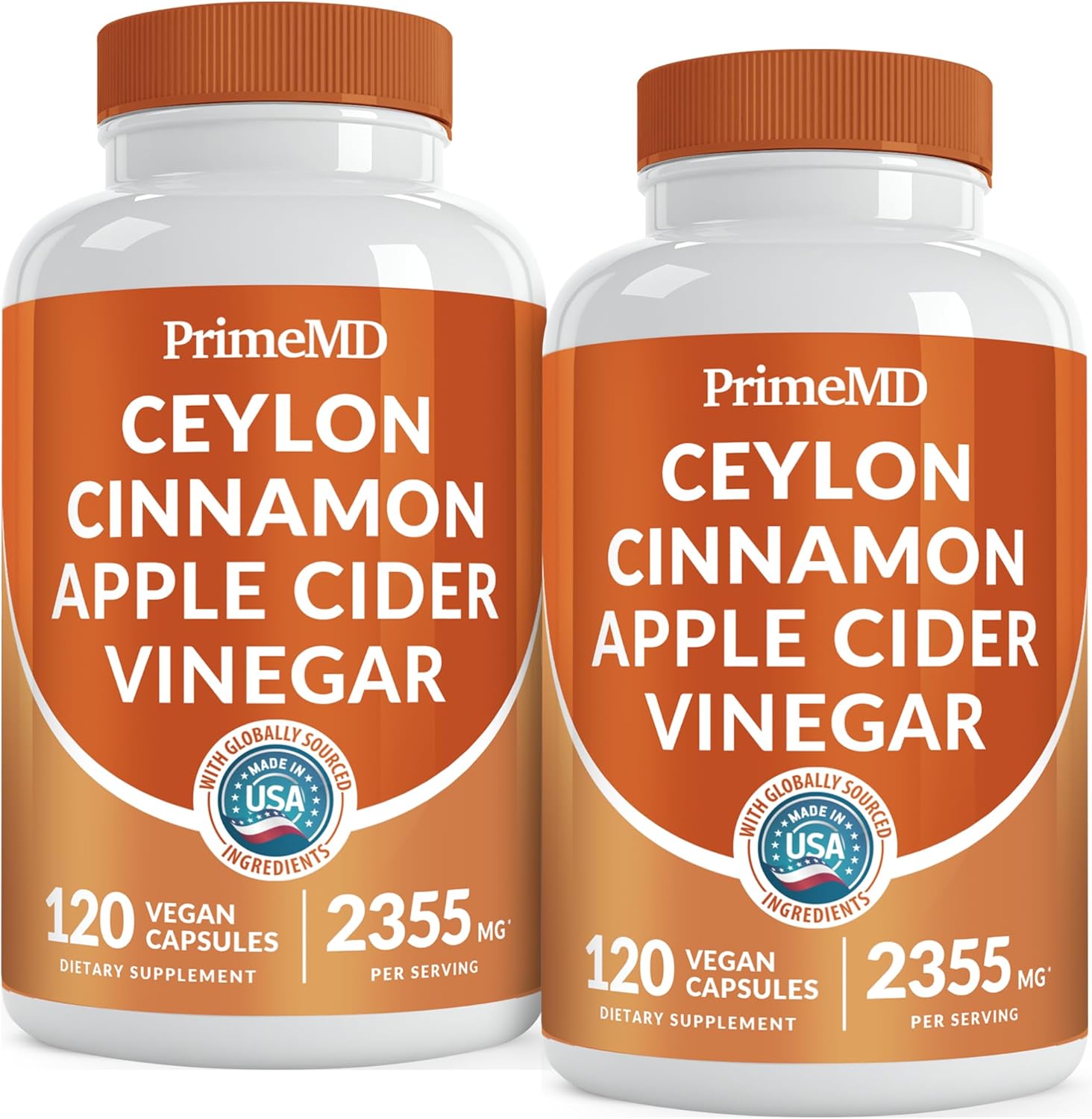 5-in-1 Ceylon Cinnamon Capsules 2355mg Regular - PrimeMD