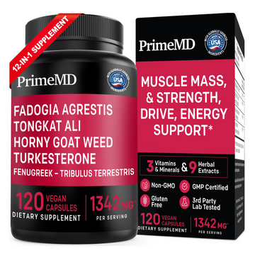 12-in-1 Fadogia Agrestis and Tongkat Ali Supplement - PrimeMD