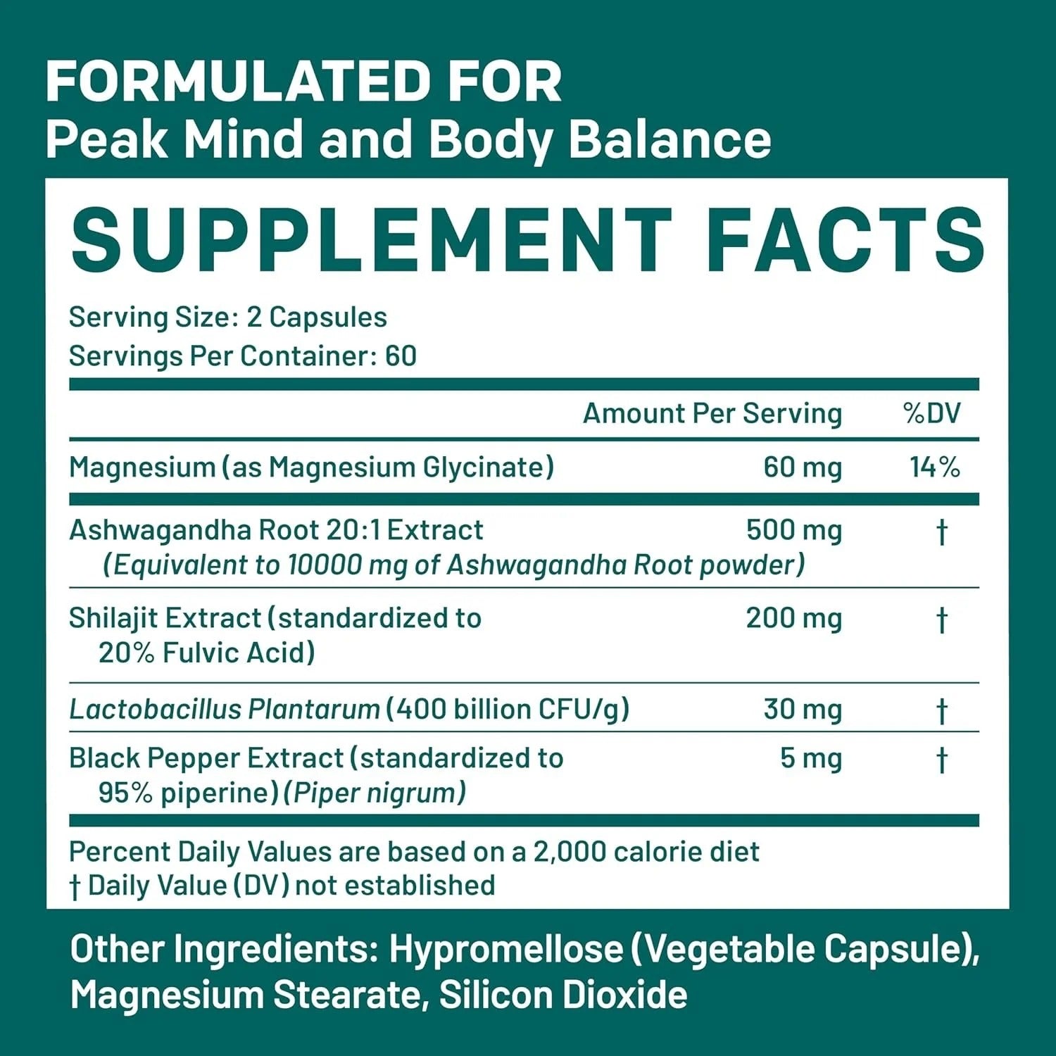 5-in-1 Cortisol Supplement with Ashwagandha - PrimeMD