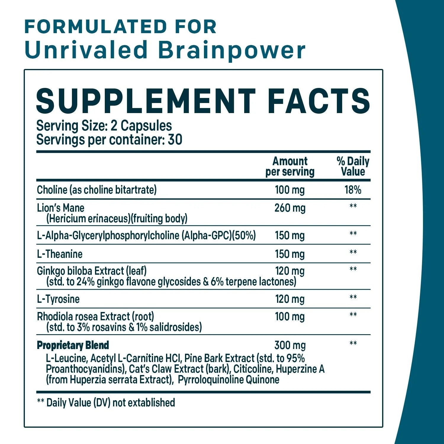 14-in-1 Lions Mane Nootropic Supplement - PrimeMD