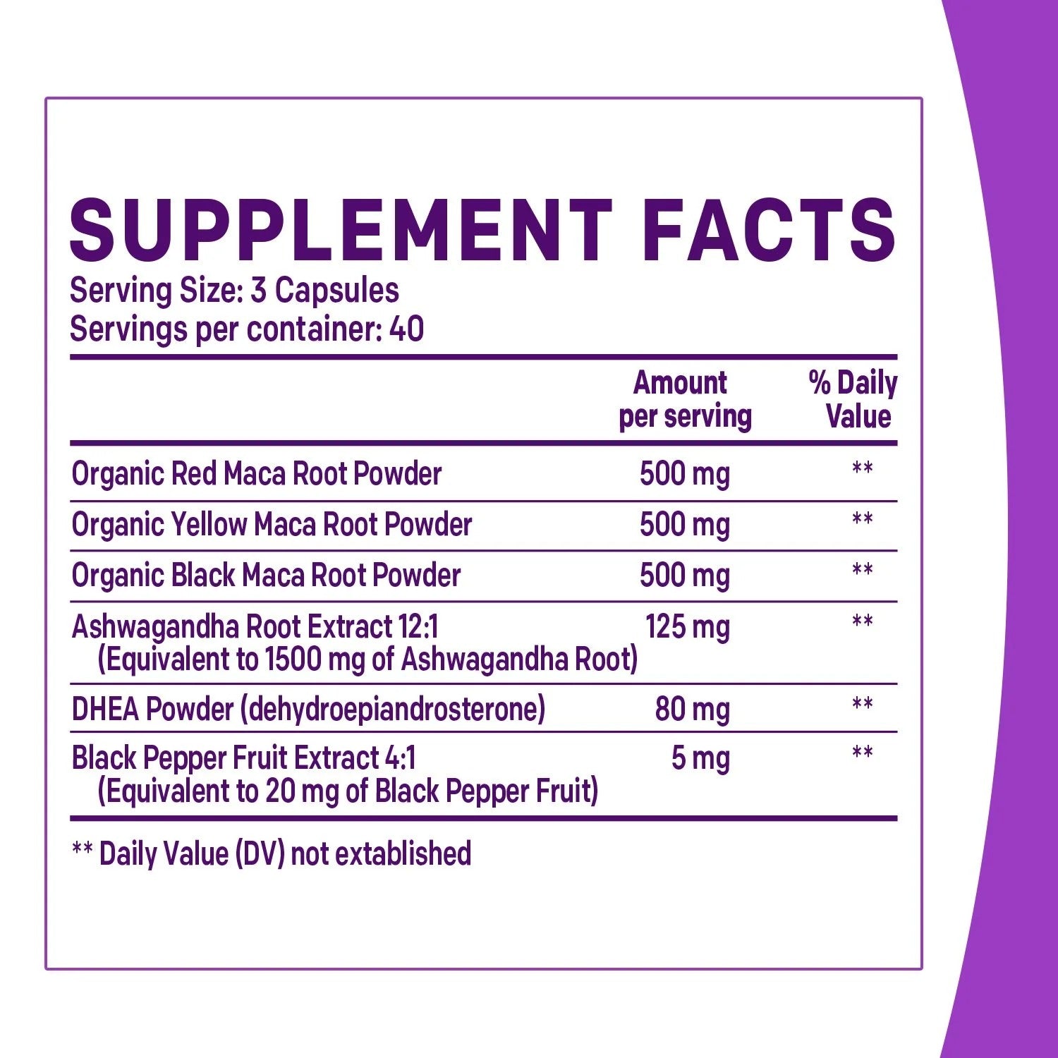 6-in-1 Organic Maca Root & Ashwagandha Supplement - PrimeMD