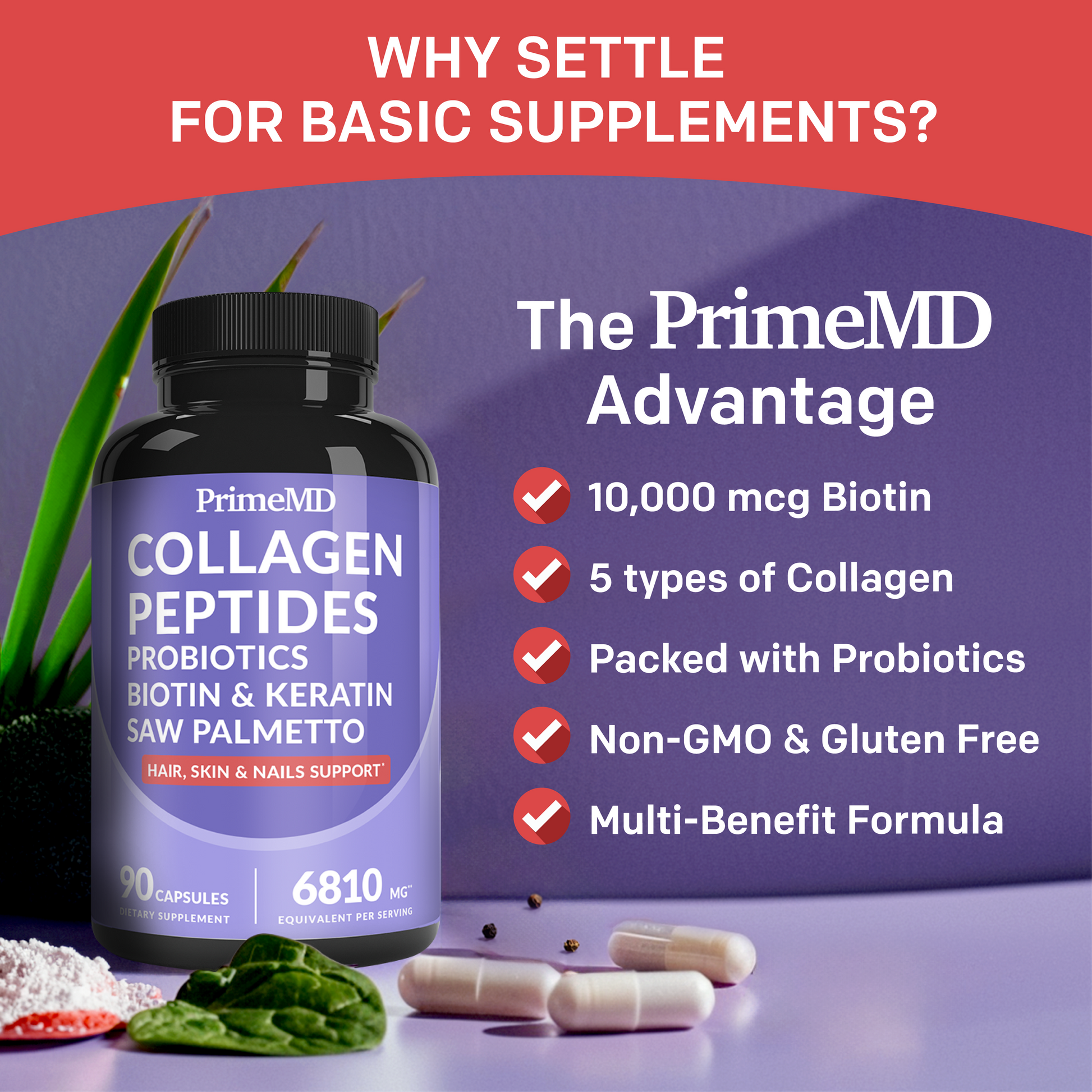 27-in-1 Collagen Peptides Supplement - PrimeMD
