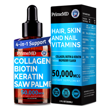 Liquid Biotin Collagen - 50,000mcg - PrimeMD