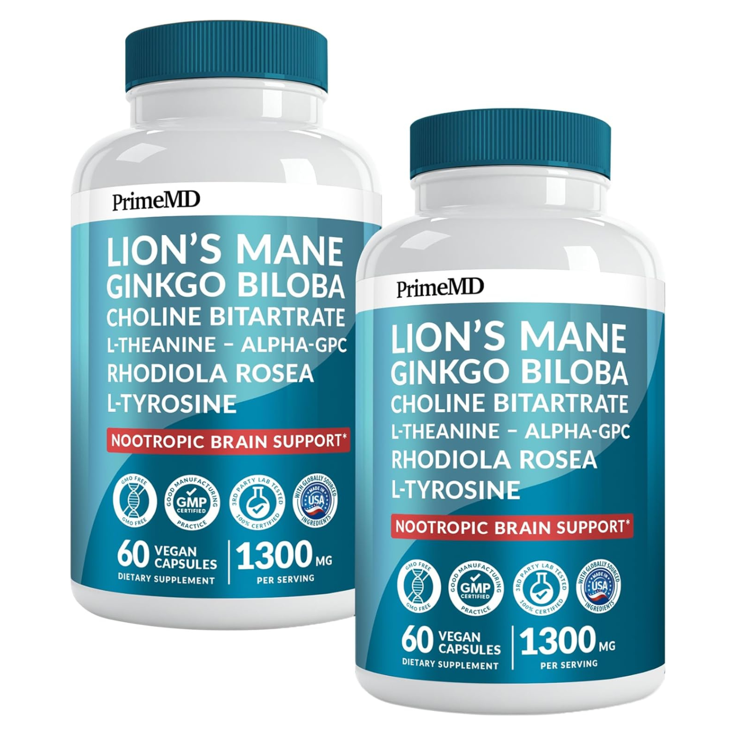 14-in-1 Lions Mane Nootropic Supplement - PrimeMD