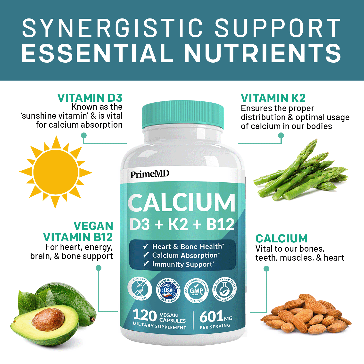 4-in-1 Calcium Supplement - REGULAR - PrimeMD