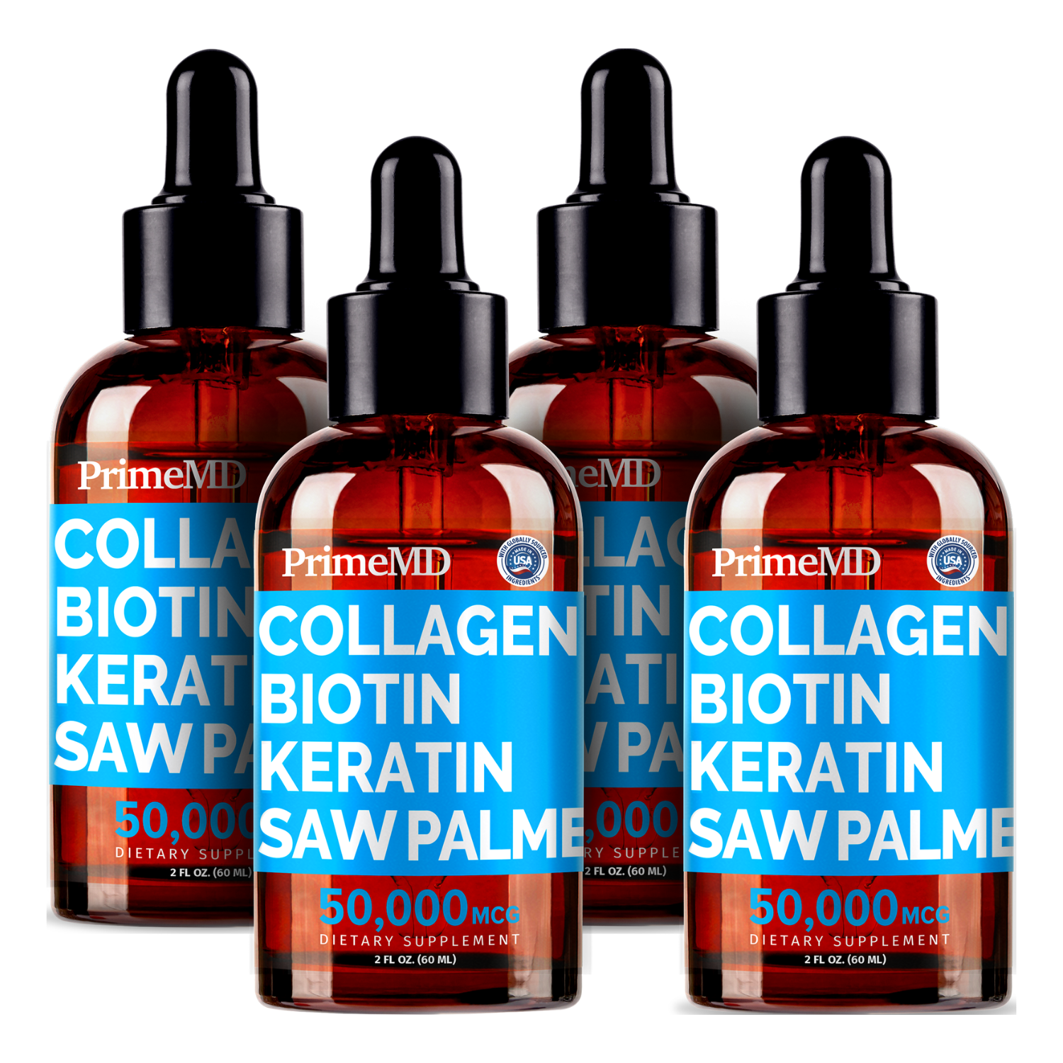 Liquid Biotin Collagen - 50,000mcg - PrimeMD