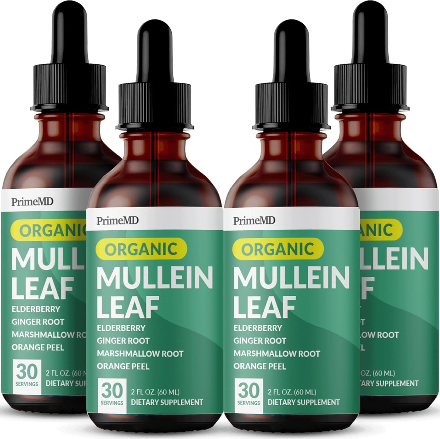 5-in-1 Mullein Drops for Lungs and Bronchial Regular - PrimeMD