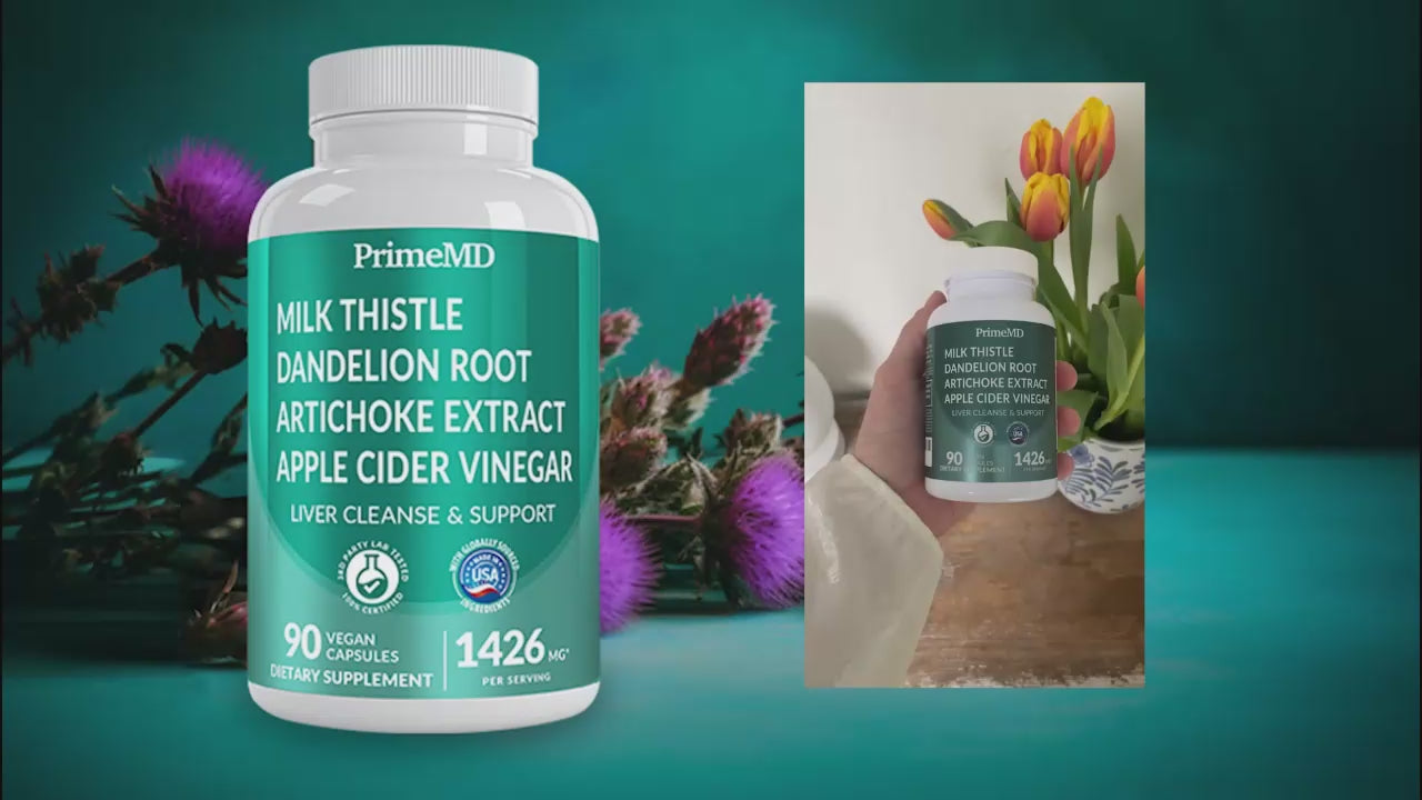 32-in-1 Liver Support with Milk Thistle Supplement – Liver Detox with Silymarin, Artichoke Extract & Beetroot Powder – Comprehensive Wellness Formula for Liver Cleanse