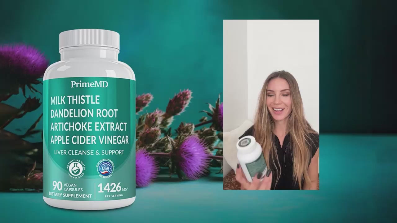 32-in-1 Liver Support with Milk Thistle Supplement – Liver Detox with Silymarin, Artichoke Extract & Beetroot Powder – Comprehensive Wellness Formula for Liver Cleanse