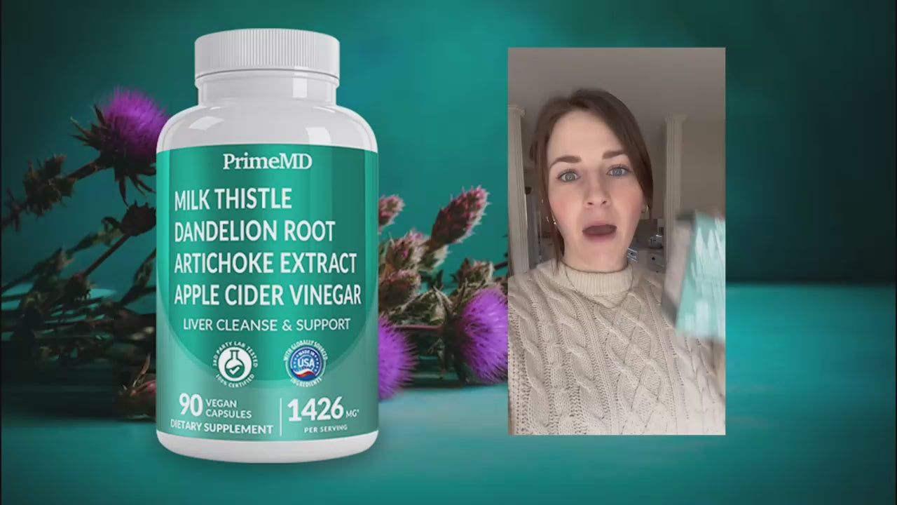 32-in-1 Liver Support with Milk Thistle Supplement – Liver Detox with Silymarin, Artichoke Extract & Beetroot Powder – Comprehensive Wellness Formula for Liver Cleanse